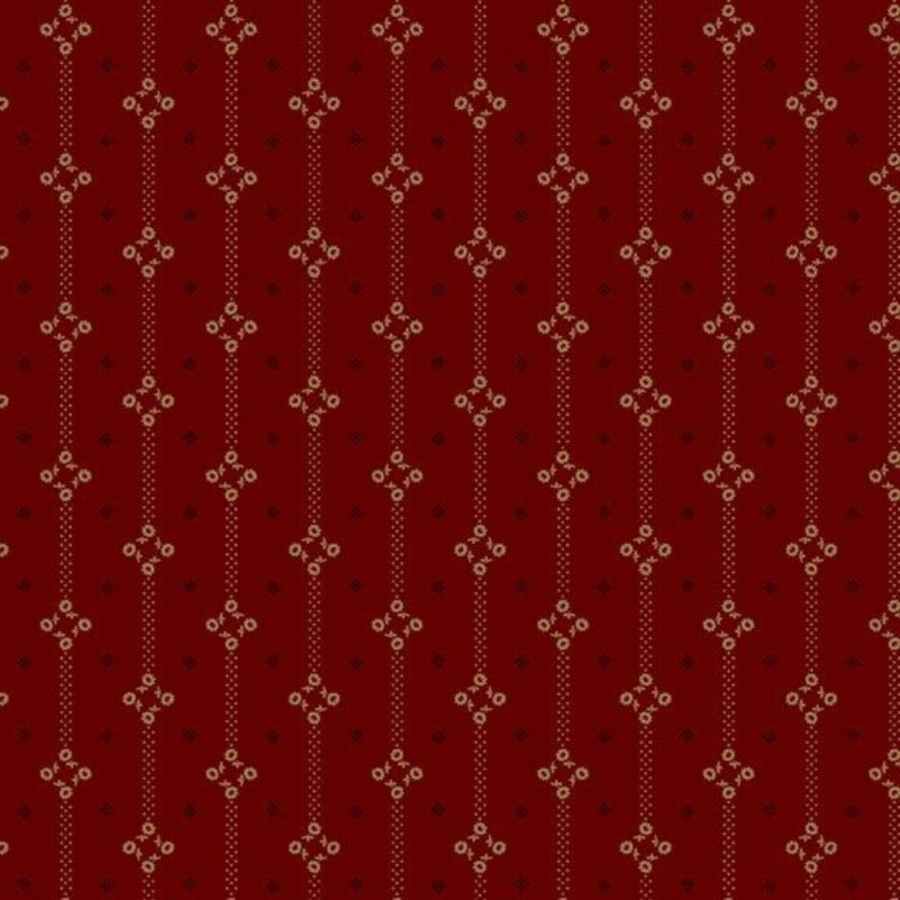 Marcus Fabric, Diamond Wine Cotton Fabric by the Yard, 1 yard